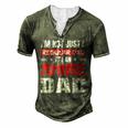 Anime Dad Fathers Day Im Not A Regular Dad Im An Anime Dad For Women Men's Henley T-Shirt Green