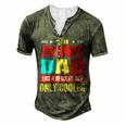 Anime Dad Like A Regular Dad Only Cooler Otaku Fathers Day For Women Men's Henley T-Shirt Green