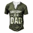 Awesome Like My Dad Sayings Ideas For Fathers Day For Women Men's Henley T-Shirt Green
