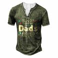 The Best Dads Are Bald Alopecia Awareness And Bald Daddy For Women Men's Henley T-Shirt Green