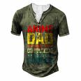 Father’S Day Anime Dad Daddy Father Papa Graphic From Son For Women Men's Henley T-Shirt Green