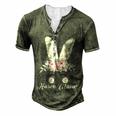 Rabbit Rabbit Mum Rabbit Bunny Lover For Women Men's Henley T-Shirt Green