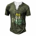 Reel Cool Mama Fishing Fisherman Retro For Women Men's Henley T-Shirt Green