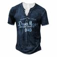Drum Major Dad Class 2024 Marching Band Family For Women Men's Henley T-Shirt Navy Blue