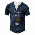 Moms Spaghetti And Meatballs Meme Food For Women Men's Henley T-Shirt Navy Blue