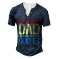 Roller Derby Dad Like A Regular Dad But Cooler For Women Men's Henley T-Shirt Navy Blue