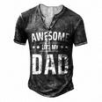 Awesome Like My Dad Sayings Ideas For Fathers Day For Women Men's Henley T-Shirt Dark Grey