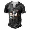 The Best Dads Are Bald Alopecia Awareness And Bald Daddy For Women Men's Henley T-Shirt Dark Grey