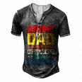Father’S Day Anime Dad Daddy Father Papa Graphic From Son For Women Men's Henley T-Shirt Dark Grey