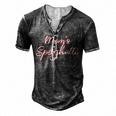 Moms Spaghetti And Meatballs Lover Meme For Women Men's Henley T-Shirt Dark Grey