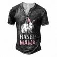 Rabbit Mum Rabbit Mother Pet Long Ear For Women Men's Henley T-Shirt Dark Grey