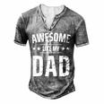 Awesome Like My Dad Sayings Ideas For Fathers Day For Women Men's Henley T-Shirt Grey