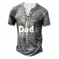 The Best Dads Are Bald Alopecia Awareness And Bald Daddy For Women Men's Henley T-Shirt Grey