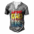 Father’S Day Anime Dad Daddy Father Papa Graphic From Son For Women Men's Henley T-Shirt Grey