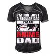 Anime Fathers Birthday Im An Anime Dad Funny Fathers Day Gift For Women Men's Short Sleeve V-neck 3D Print Retro Tshirt Black