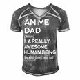 Anime Dad Definition Gift For Women Men's Short Sleeve V-neck 3D Print Retro Tshirt Grey