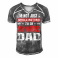 Anime Dad Fathers Day Im Not A Regular Dad Im An Anime Dad Gift For Women Men's Short Sleeve V-neck 3D Print Retro Tshirt Grey