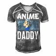 Anime Daddy Saying Animes Hobby Lover Dad Father Papa Gift For Women Men's Short Sleeve V-neck 3D Print Retro Tshirt Grey
