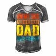 Anime Fathers Birthday Anime Dad Only Cooler Funny Vintage Gift For Women Men's Short Sleeve V-neck 3D Print Retro Tshirt Grey