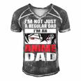 Anime Fathers Birthday Im An Anime Dad Funny Fathers Day Gift For Women Men's Short Sleeve V-neck 3D Print Retro Tshirt Grey