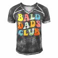 Bald Dads Club Funny Dad Fathers Day Bald Head Joke Gift For Women Men's Short Sleeve V-neck 3D Print Retro Tshirt Grey