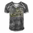 I Fix Stuff And I Know Things Handyman Handy Dad Fathers Day Gift For Women Men's Short Sleeve V-neck 3D Print Retro Tshirt Grey