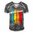 Nerd Dad Conservative Daddy Protective Father Funny Gift For Women Men's Short Sleeve V-neck 3D Print Retro Tshirt Grey