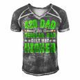 Weed Dad Pot Fathers Day Cannabis Marijuana Papa Daddy Gift For Womens Gift For Women Men's Short Sleeve V-neck 3D Print Retro Tshirt Grey