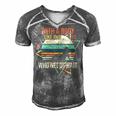 With A Body Like This Who Needs Hair Retro Bald Dad Gift For Womens Gift For Women Men's Short Sleeve V-neck 3D Print Retro Tshirt Grey