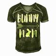 Bunny Mom Funny Rabbit Mum Gift For Women Men's Short Sleeve V-neck 3D Print Retro Tshirt Green