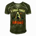 Funny I Need More Space Dad I Teach Space Crew Tech Camp Mom Gift For Women Men's Short Sleeve V-neck 3D Print Retro Tshirt Green