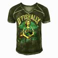 Funny Ofishally The Best Mama Fishing Mommy Mothers Day Gift For Women Men's Short Sleeve V-neck 3D Print Retro Tshirt Green