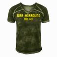 Missouri Veterans Day Memorial Day Father Grandpa Dad Son Gift For Women Men's Short Sleeve V-neck 3D Print Retro Tshirt Green