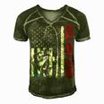Usa Flag Reel Cool Mama Fishing Fisher Fisherman Gift For Women Men's Short Sleeve V-neck 3D Print Retro Tshirt Green
