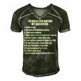 10 Rules Dating My Daughter Overprotective Dad Protective Gift For Women Men's Short Sleeve V-neck 3D Print Retro Tshirt Forest
