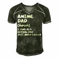 Anime Dad Definition Funny Japanese Gift For Women Men's Short Sleeve V-neck 3D Print Retro Tshirt Forest
