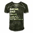 Anime Dad Definition Funny Japanese Gift For Womens Gift For Women Men's Short Sleeve V-neck 3D Print Retro Tshirt Forest