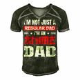 Anime Dad Fathers Day Im Not A Regular Dad Im An Anime Dad Gift For Women Men's Short Sleeve V-neck 3D Print Retro Tshirt Forest