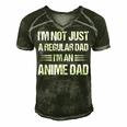 Anime Fathers Birthday Im An Anime Dad Fathers Day Anime Gift For Women Men's Short Sleeve V-neck 3D Print Retro Tshirt Forest