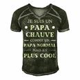 Cool Bald Dad Humour Bald Man Funny Gift For Mens Gift For Women Men's Short Sleeve V-neck 3D Print Retro Tshirt Forest