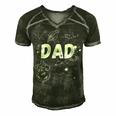 Dad Outer Space Daddy Planet Birthday Fathers Day Gift For Womens Gift For Women Men's Short Sleeve V-neck 3D Print Retro Tshirt Forest
