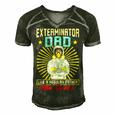 Exterminator Dad Pest Control Funny Gift For Women Men's Short Sleeve V-neck 3D Print Retro Tshirt Forest