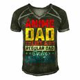 Father’S Day Anime Dad Daddy Father Papa Graphic From Son Gift For Womens Gift For Women Men's Short Sleeve V-neck 3D Print Retro Tshirt Forest