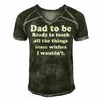 Fathers Day Dad Sayings Happy Fathers Day Gift For Women Men's Short Sleeve V-neck 3D Print Retro Tshirt Forest