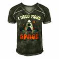 Funny I Need More Space Dad I Teach Space Crew Tech Camp Mom Gift For Women Men's Short Sleeve V-neck 3D Print Retro Tshirt Forest