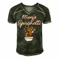 Funny Moms Spaghetti And Meatballs Meme Mothers Day Food Gift For Women Men's Short Sleeve V-neck 3D Print Retro Tshirt Forest
