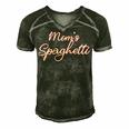 Funny Mothers Day Moms Spaghetti And Meatballs Lover Meme Gift For Women Men's Short Sleeve V-neck 3D Print Retro Tshirt Forest