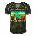 Funny Vintage Retro Best Roller Derby Dad Ever Fathers Day Gift For Women Men's Short Sleeve V-neck 3D Print Retro Tshirt Forest