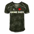 I Heart Anime Dads Funny Love Red Simple Weeb Weeaboo Gay Gift For Women Men's Short Sleeve V-neck 3D Print Retro Tshirt Forest