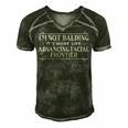 Not Bald Advancing Facial Frontier Apparel Bald Dad Gift Gift For Mens Gift For Women Men's Short Sleeve V-neck 3D Print Retro Tshirt Forest